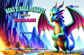 Seri Belajar Sikap Cergam Binatang Nana Si Naga Penakut Belajar Berani